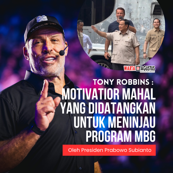 Tony Robbins Kunjungi Indonesia untuk Lihat Program MBG