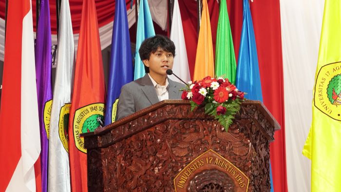 Alumni Untag Surabaya Bagikan Prinsip Karier di Jepang