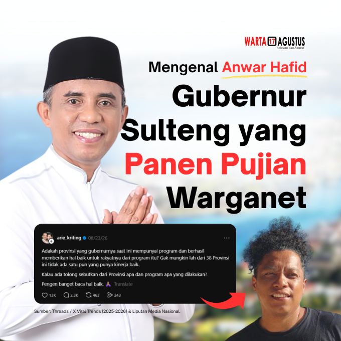 Program Berani Sehat dan Cerdas Anwar Hafid Jadi Sorotan